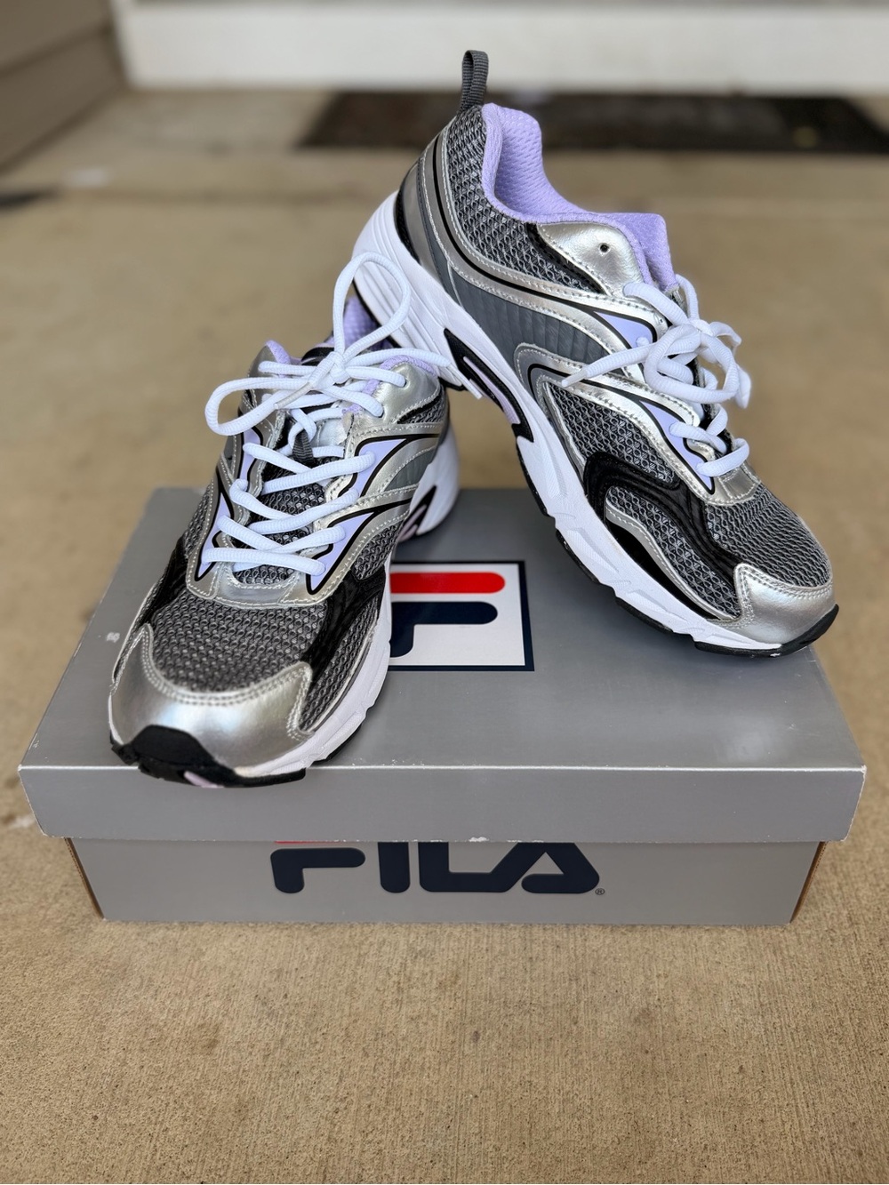 Fila Stance Women’s Shoes Size 10 Gray/Pastel